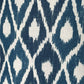 Ikat Blue and White Lampshade