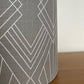 Light Grey Art Deco Style Lampshade