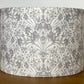 Light Grey Art Nouveau Floral Lampshade