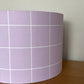 Light Pink Check Lampshade