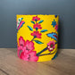 ^Bright Yellow Floral *Sale Table Lampshade*