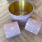 Dusky Pink Art Deco Lampshade with Bees