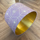Dusky Pink Art Deco Lampshade with Bees