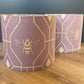 Dusky Pink Art Deco Lampshade with Bees