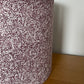 Purple and White Ditzy Floral Lampshade