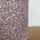    purple-and-white-speckle-flower-lampshade-table-floor-lamp