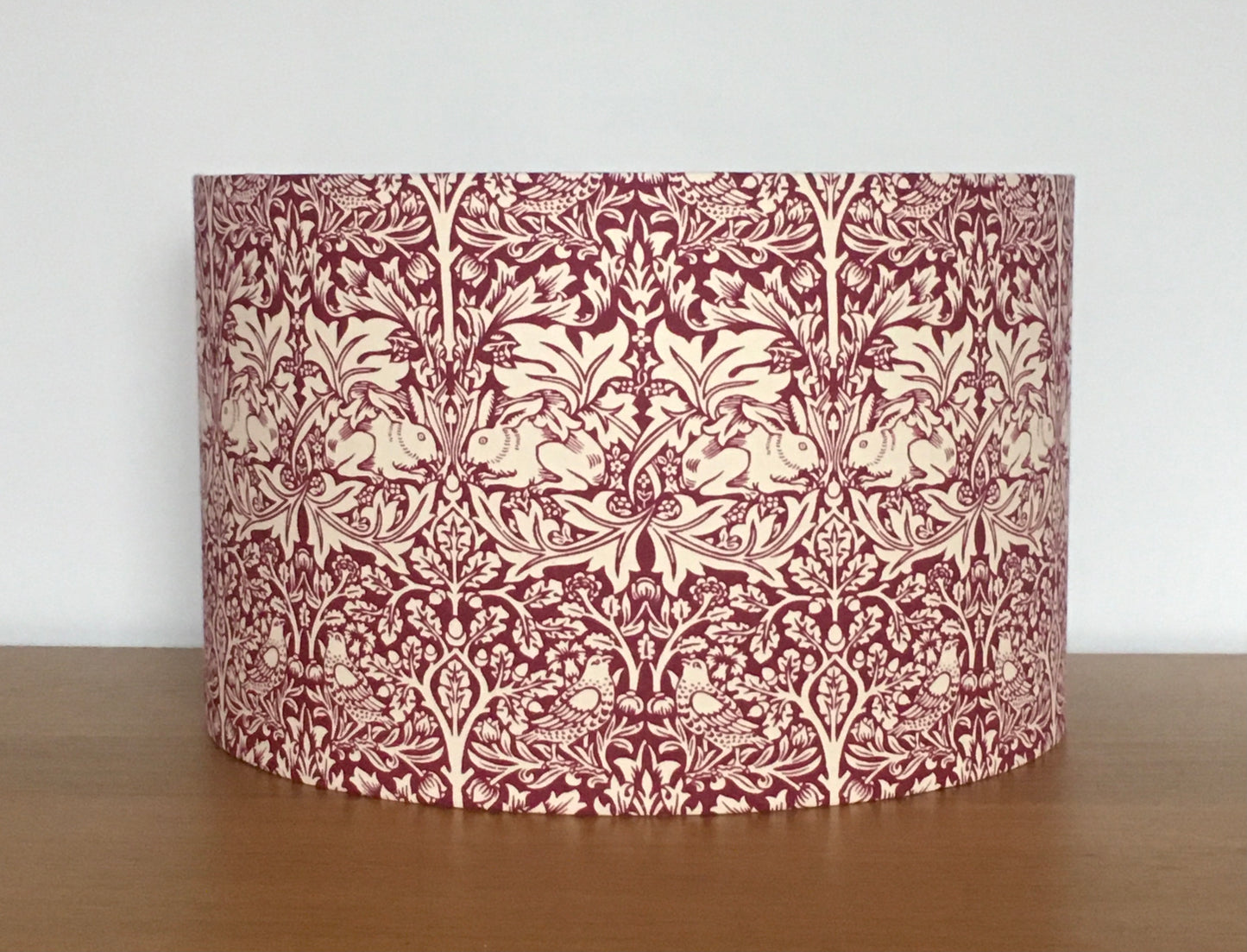 Red Brother Rabbit William Morris Lampshade