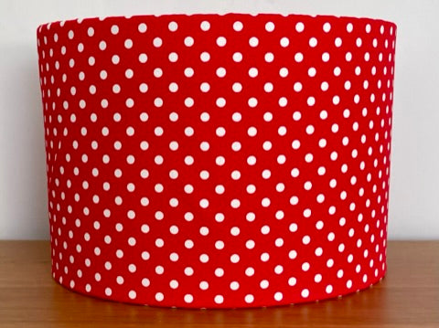 red-white-polka-dot-spotty-lampshade