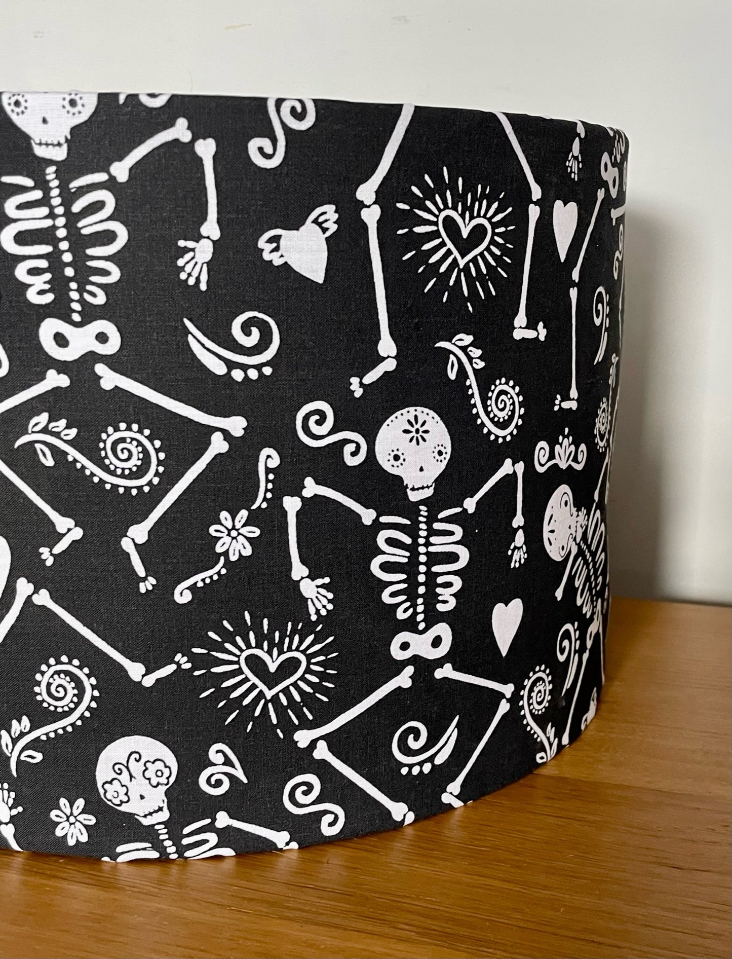 Skeleton Black and White Lampshade