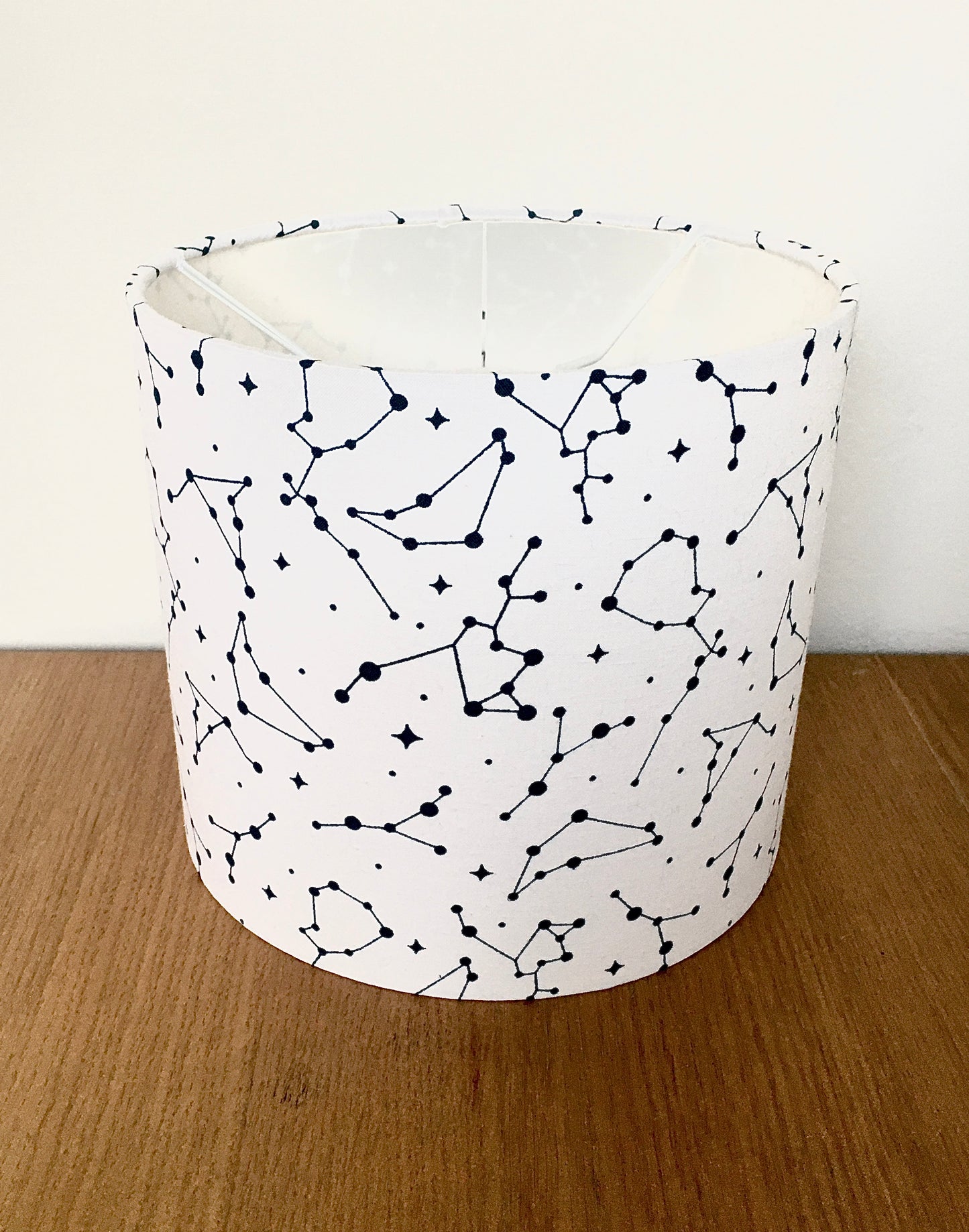 White and Dark Blue Constellation Lampshade