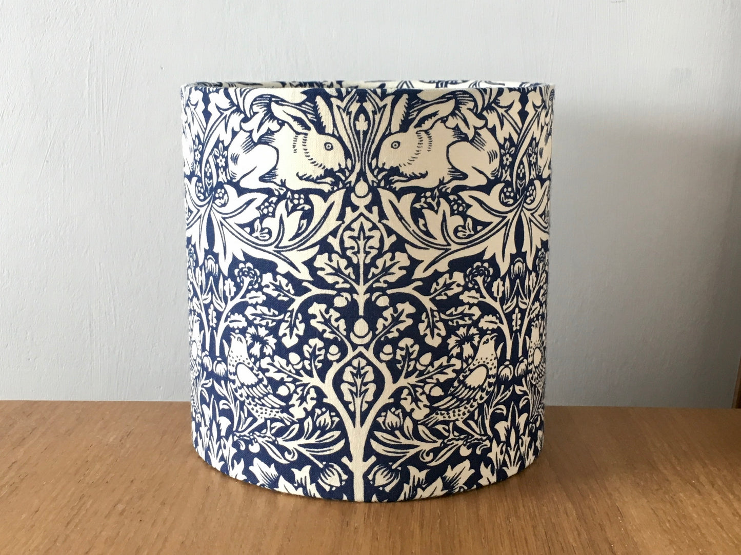 Blue Brother Rabbit William Morris Lampshade