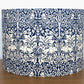 william morris brer rabbit lampshade blue with birds