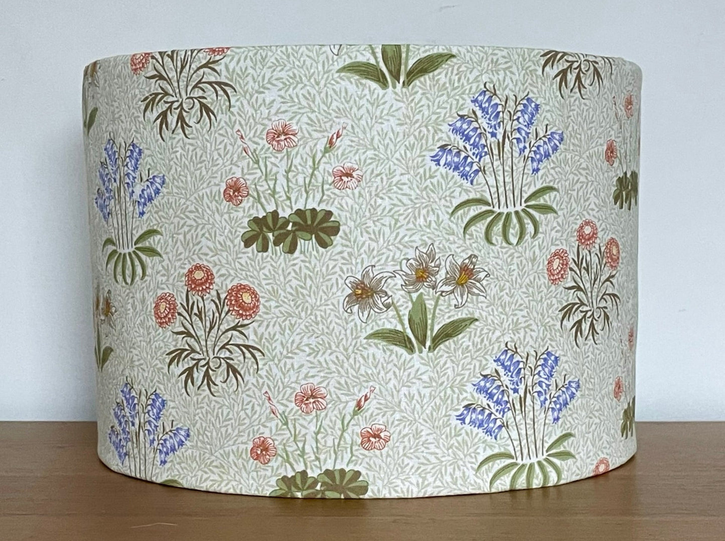 william morris lily lampshade wildflowers