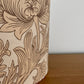 Light Brown William Morris Chrysanthemum Lampshade