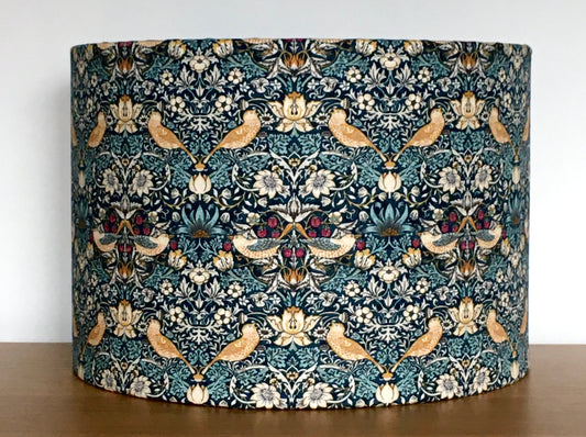 william-morris-teal-mini-strawberry-thief-lampshade