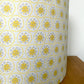 Yellow and White Ditzy Flower Lampshade