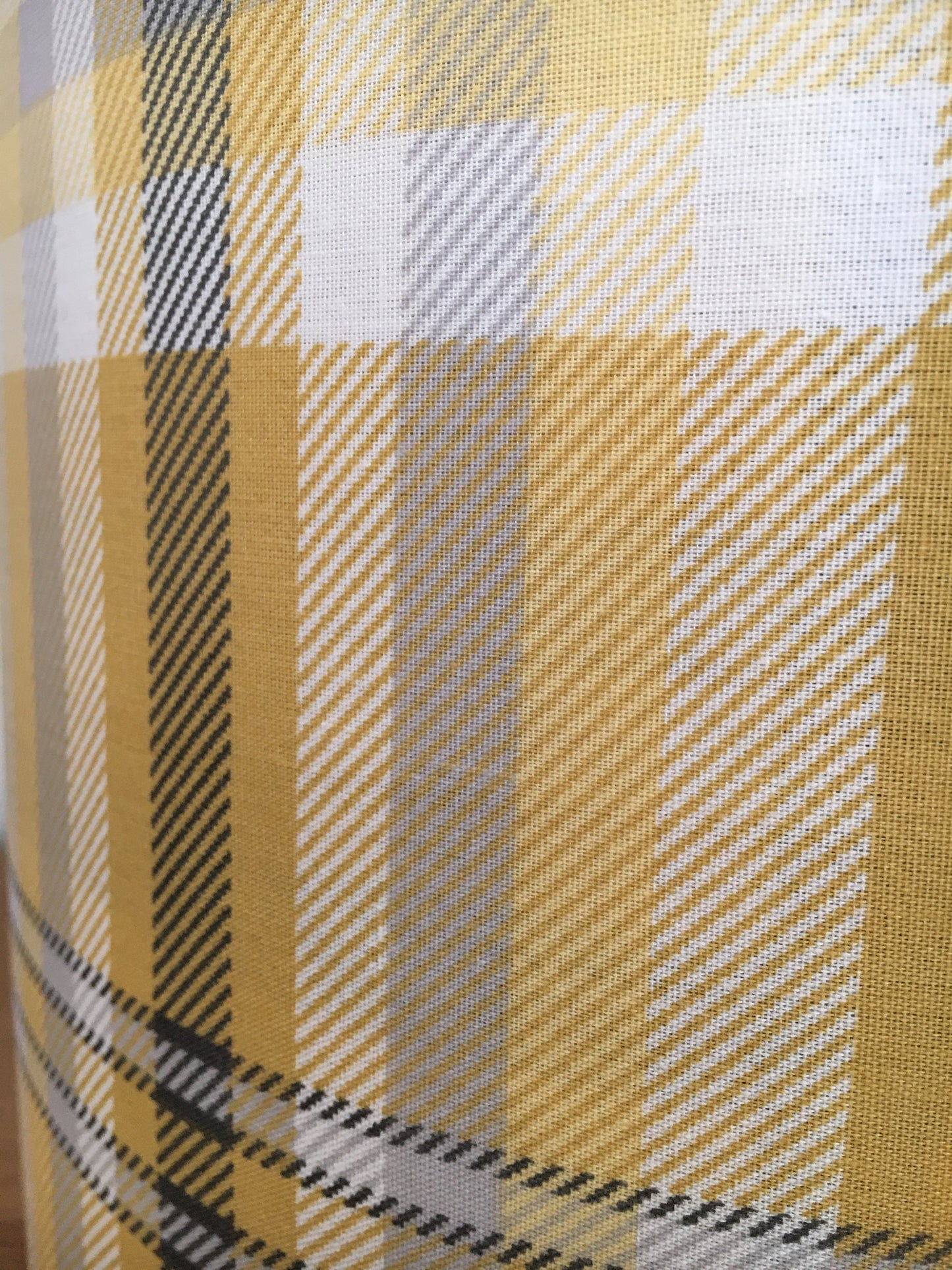 Yellow Tartan Lampshade