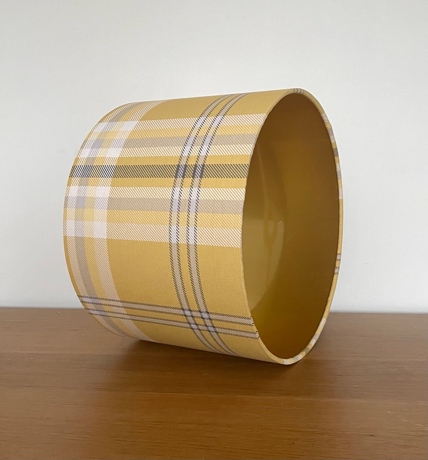 Yellow Tartan Lampshade