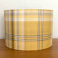 Yellow Tartan Lampshade
