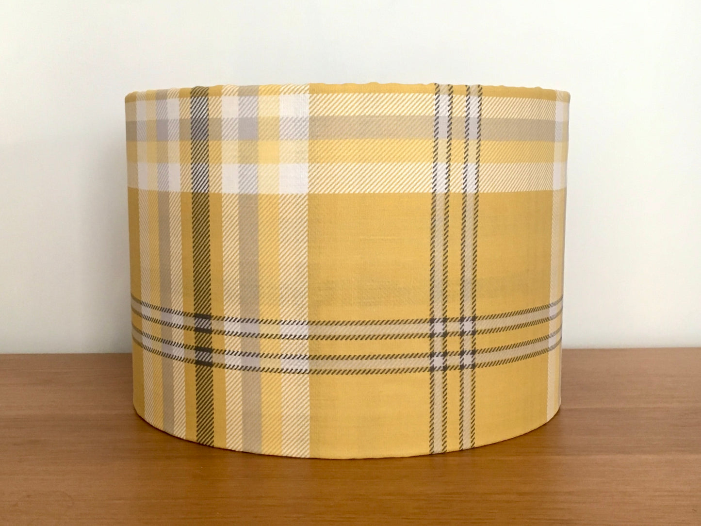 Yellow Tartan Lampshade